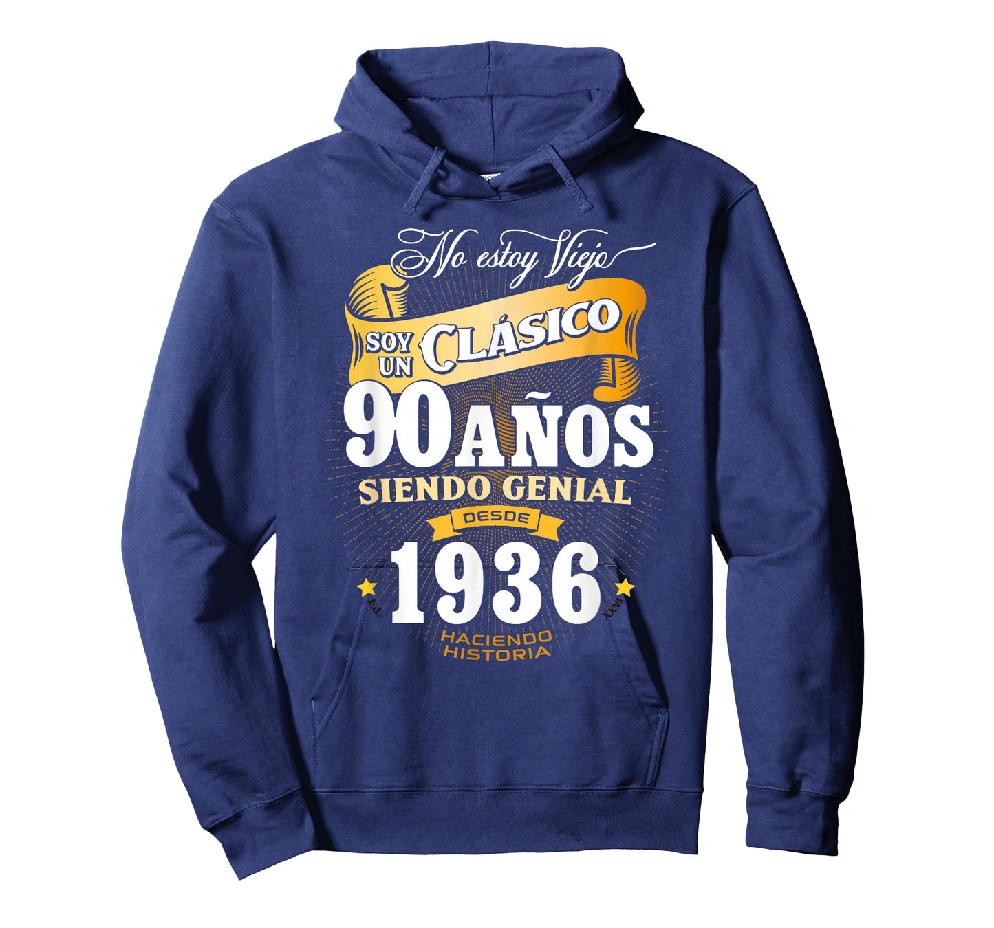 Vintage 90th Birthday Men Funny 1936 90 Birthday Spanish T-Shirt