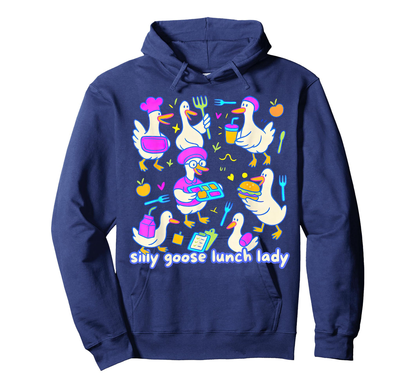 Silly Goose Lunch Lady School Cafeteria Crew Appreciation T-Shirt