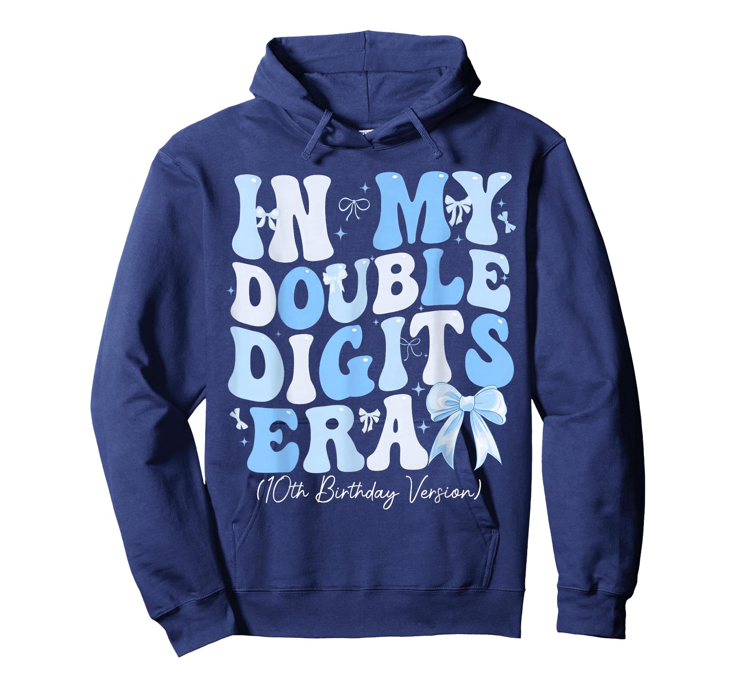 Groovy in My Double Digits Era 10th Birthday Coquette Bow T-Shirt