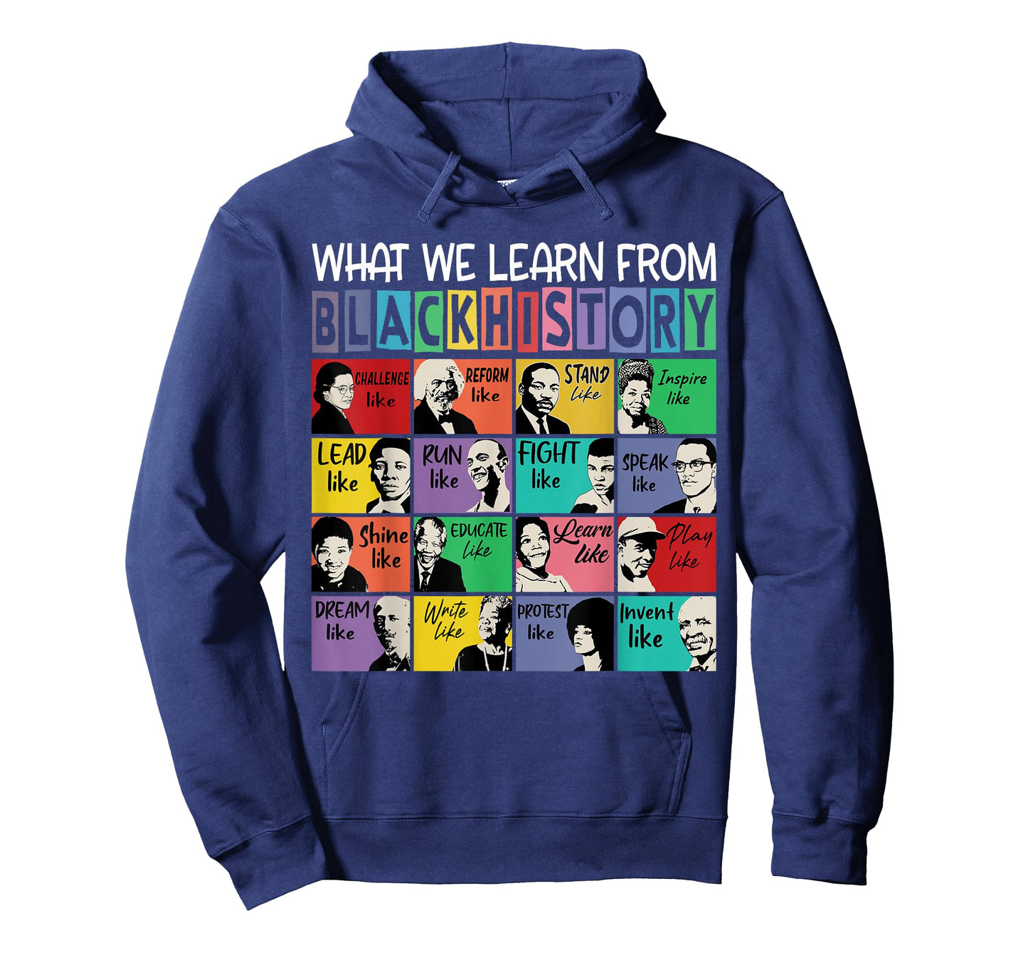 Black History Teaches Us Strength, Leadership & Legacy T-Shirt