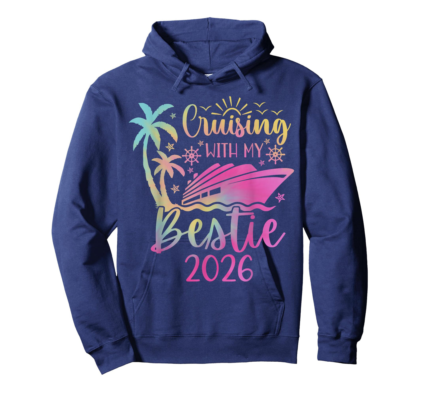Besties Cruise Trip Matching Cruising with My Bestie 2026 T-Shirt