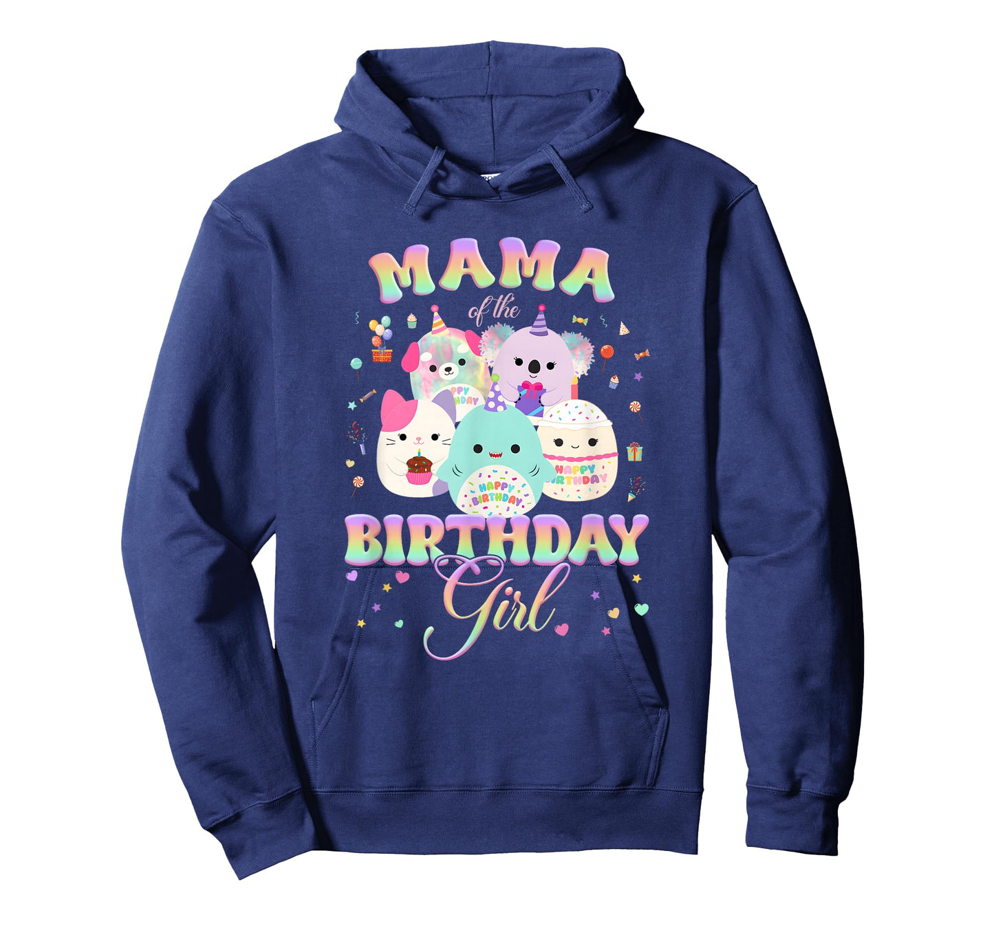 Birthday Family Squish Squad Mama of The Birthday Girl T-Shirt
