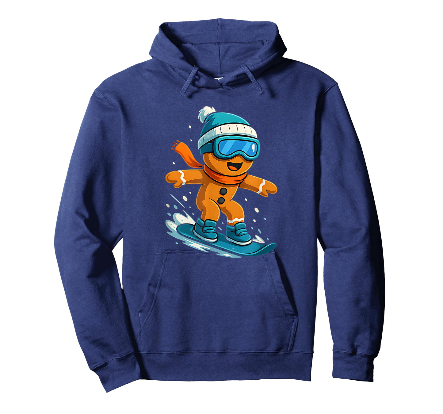 Gingerbread Snowboarder Christmas Holiday Snowboarding T-Shirt