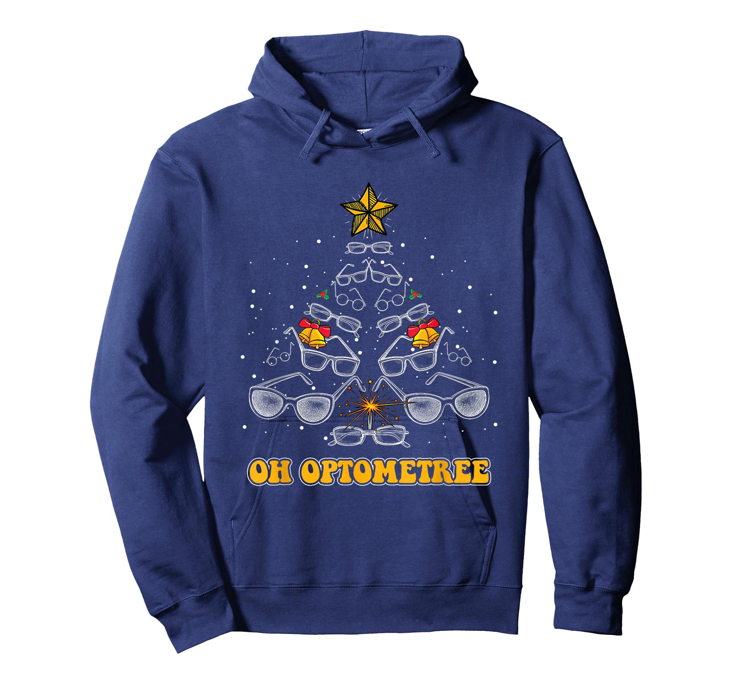 Oh Optometree Xmas Tree Ornaments Christmas Optometrist T-Shirt