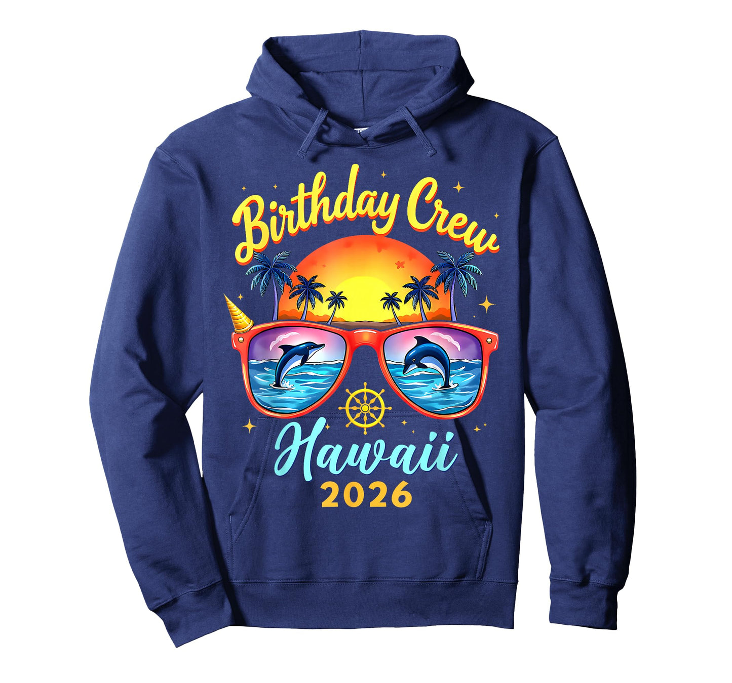 Birthday Crew Vacation Hawaii 2026 Cruise Summer Birthday T-Shirt