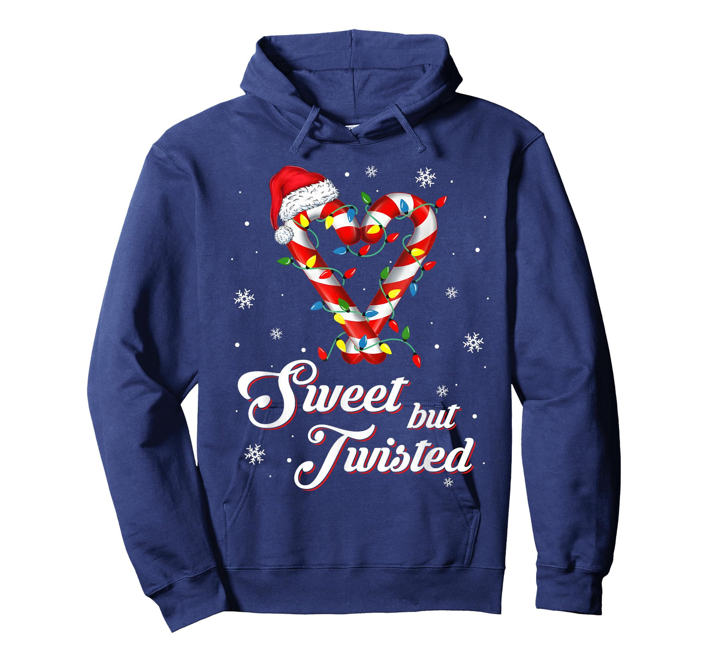 Sweet But Twisted Funny Christmas Candy Cane Xmas Holiday T-Shirt