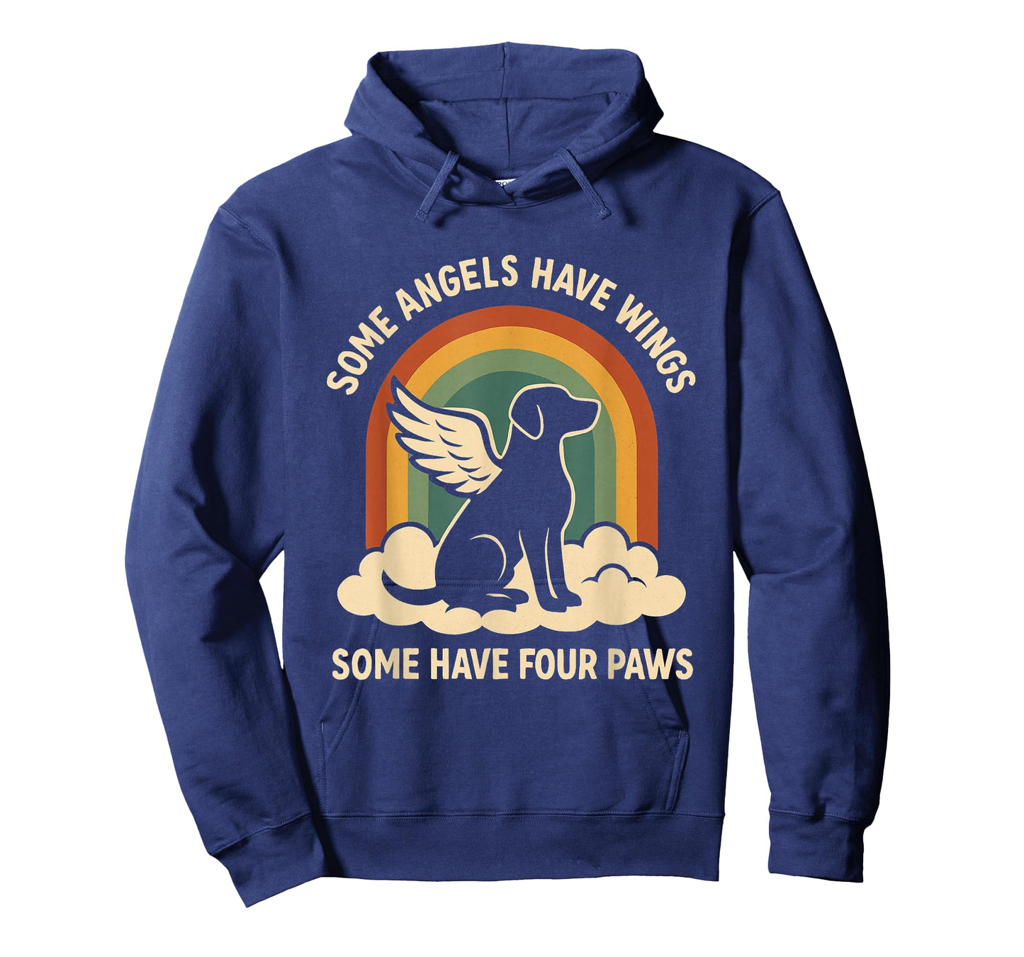 Memorial Dog Lover Puppy Pows for Men Women Dog Angel Wings T-Shirt