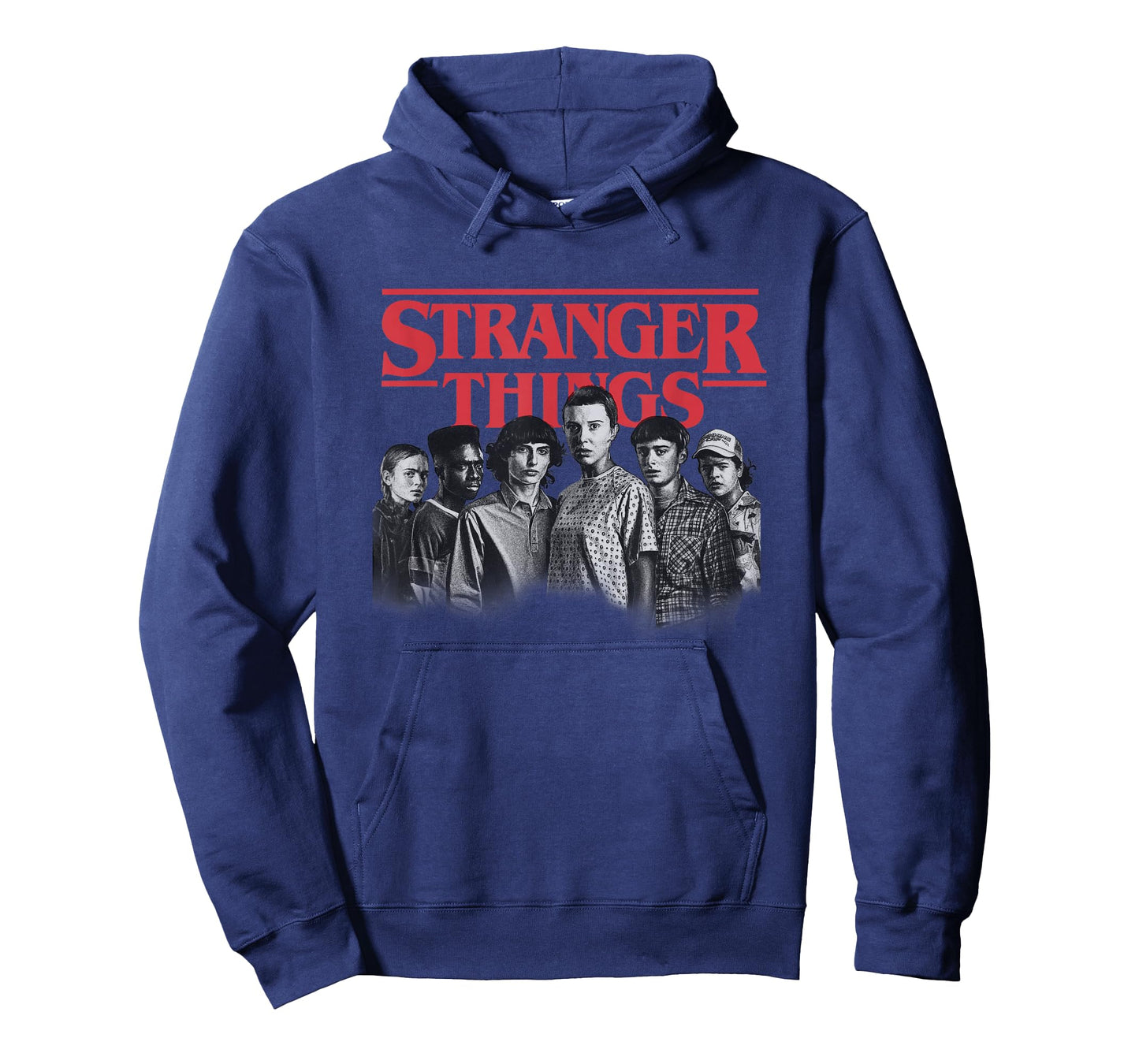 Stranger Things Eleven and Friends Cast Poster T-Shirt