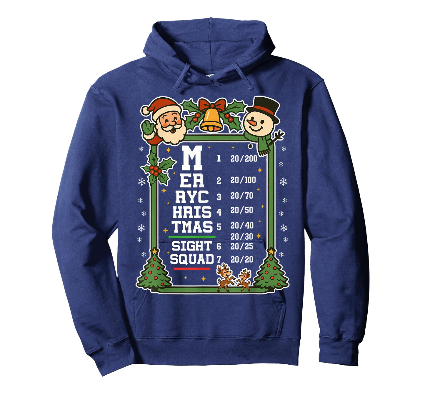 Optometry Christmas Ophthalmologist Funny Optician Christmas T-Shirt