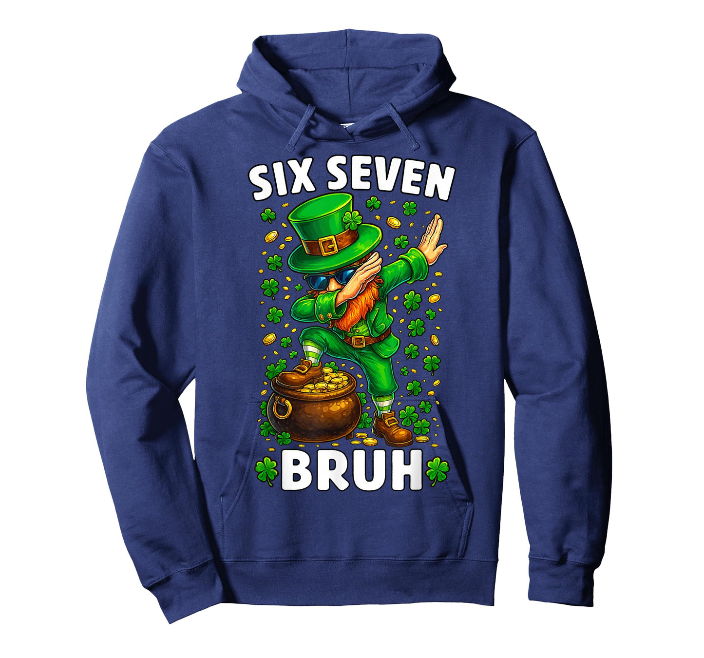 Leprechaun Funny 67 Six Seven Bruh Shamrocks Men Boys Kids T-Shirt
