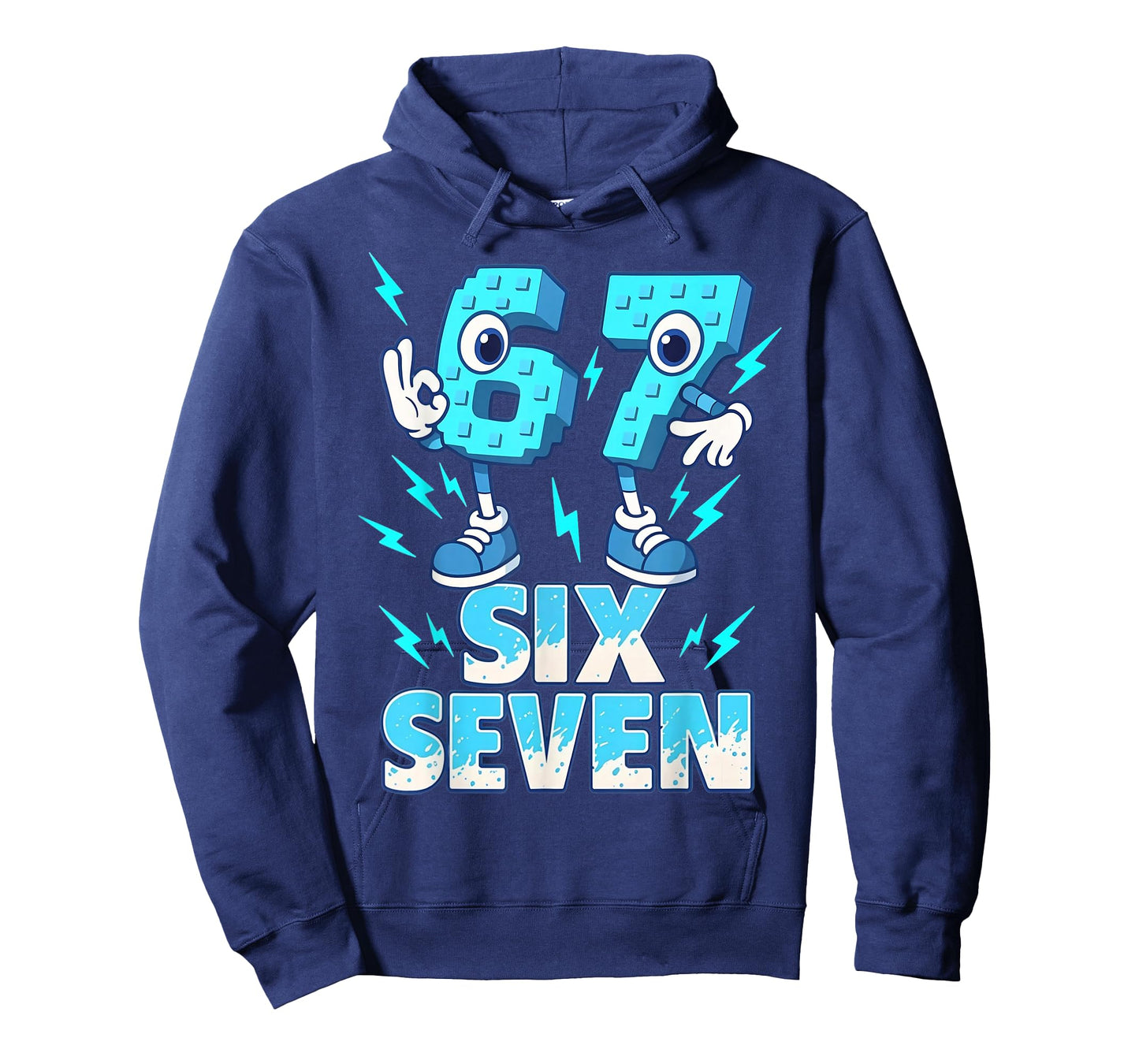 Six Seven 67 Meme Brainrot Gift for Youth Kids Boy Girl T-Shirt