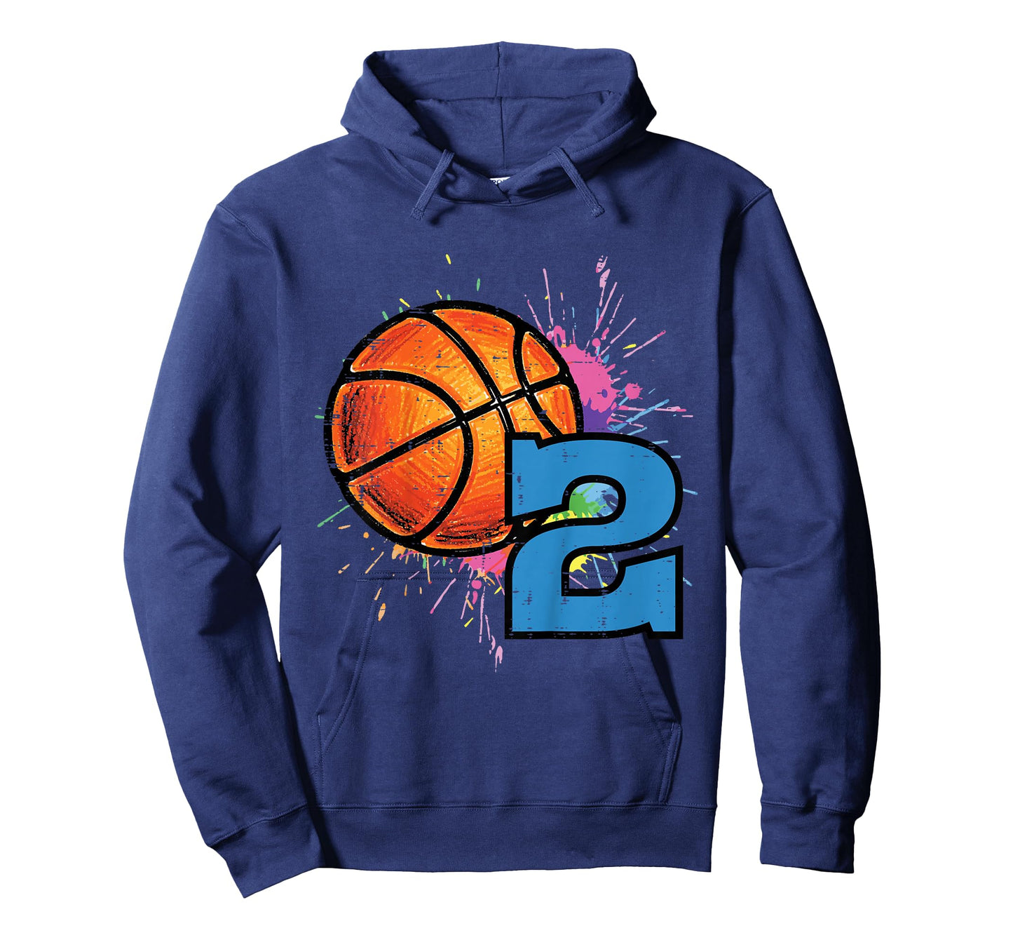 Kids 2nd Birthday Basketball 2 Bday Sports Boys Toddlers Kids T-Shirt