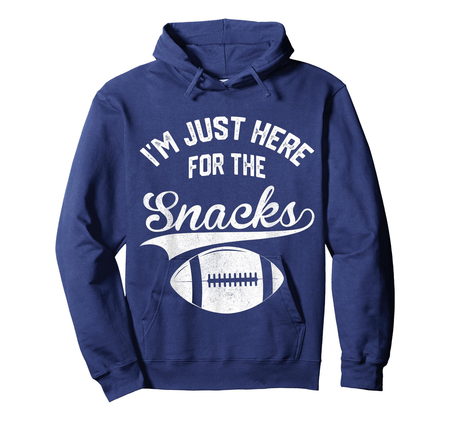 I'm Just Here for The Snacks Cute Football Women Kids T-Shirt