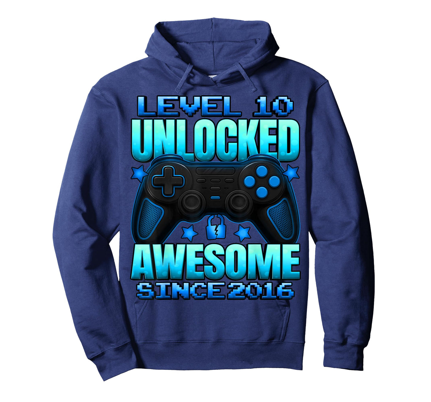 Level 10 Unlocked 10 Year Old Gifts Boys 10th Birthday Boy T-Shirt