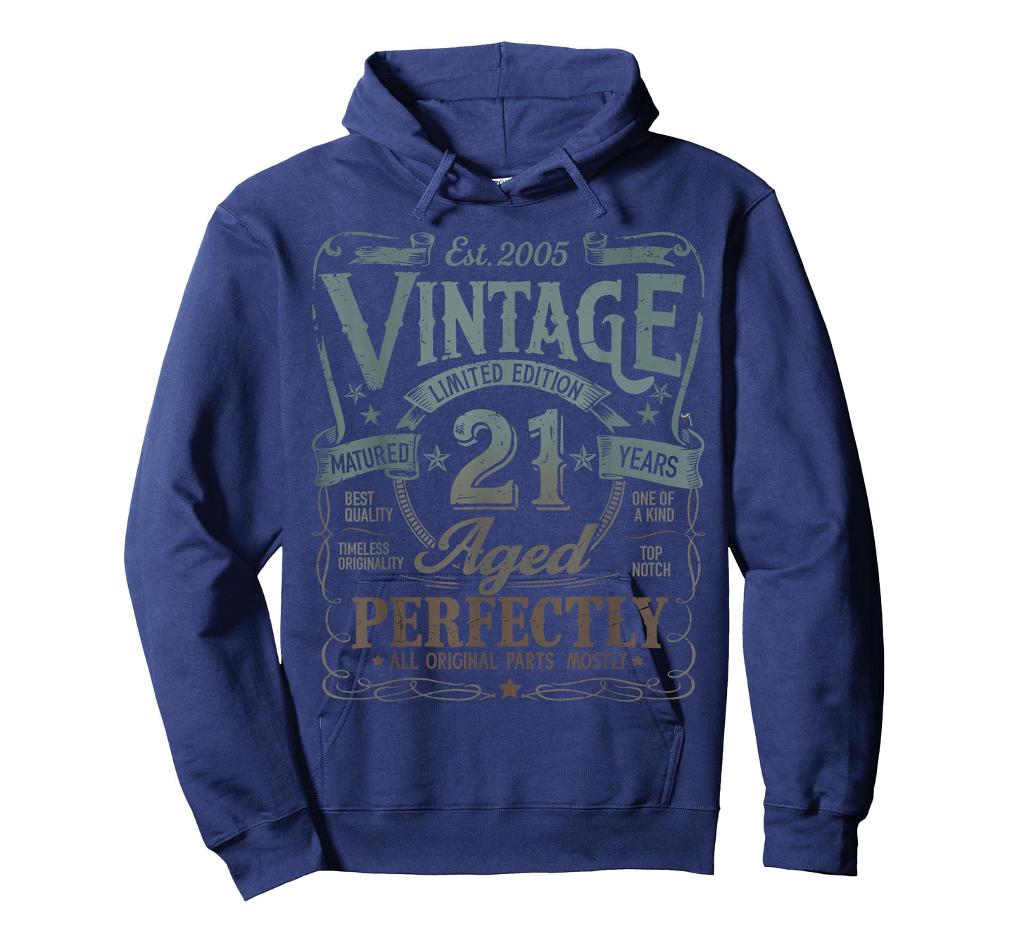 Vintage 2005 Limited Edition 21st Birthday 21 Years Old T-Shirt
