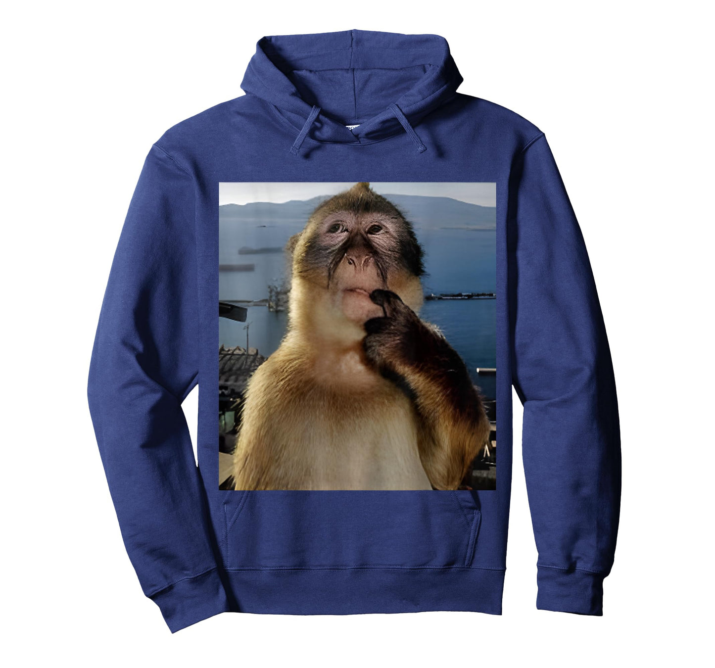 Funny Thinking Monkey Meme T-Shirt Curious Ape Brainrot Gift T-Shirt