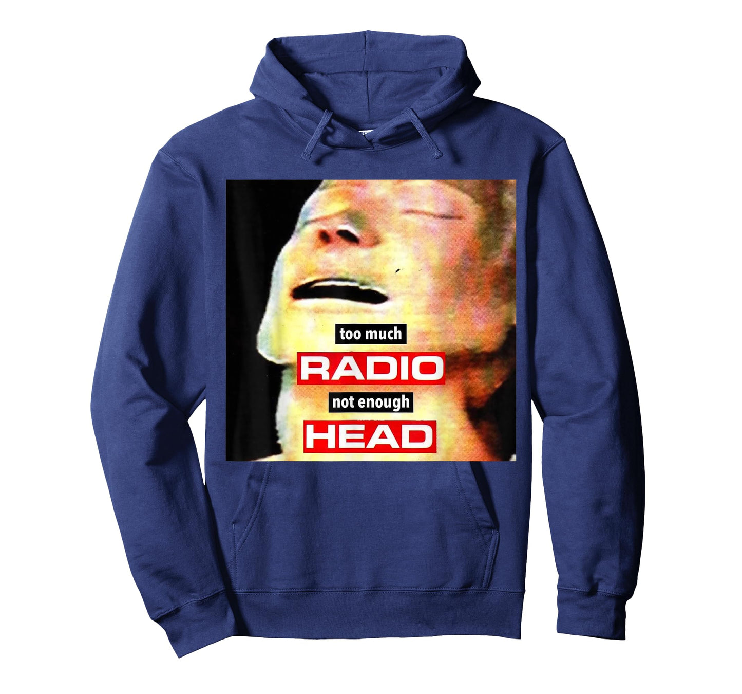 Too Much Radio Not Enough Head Meme T-Shirt