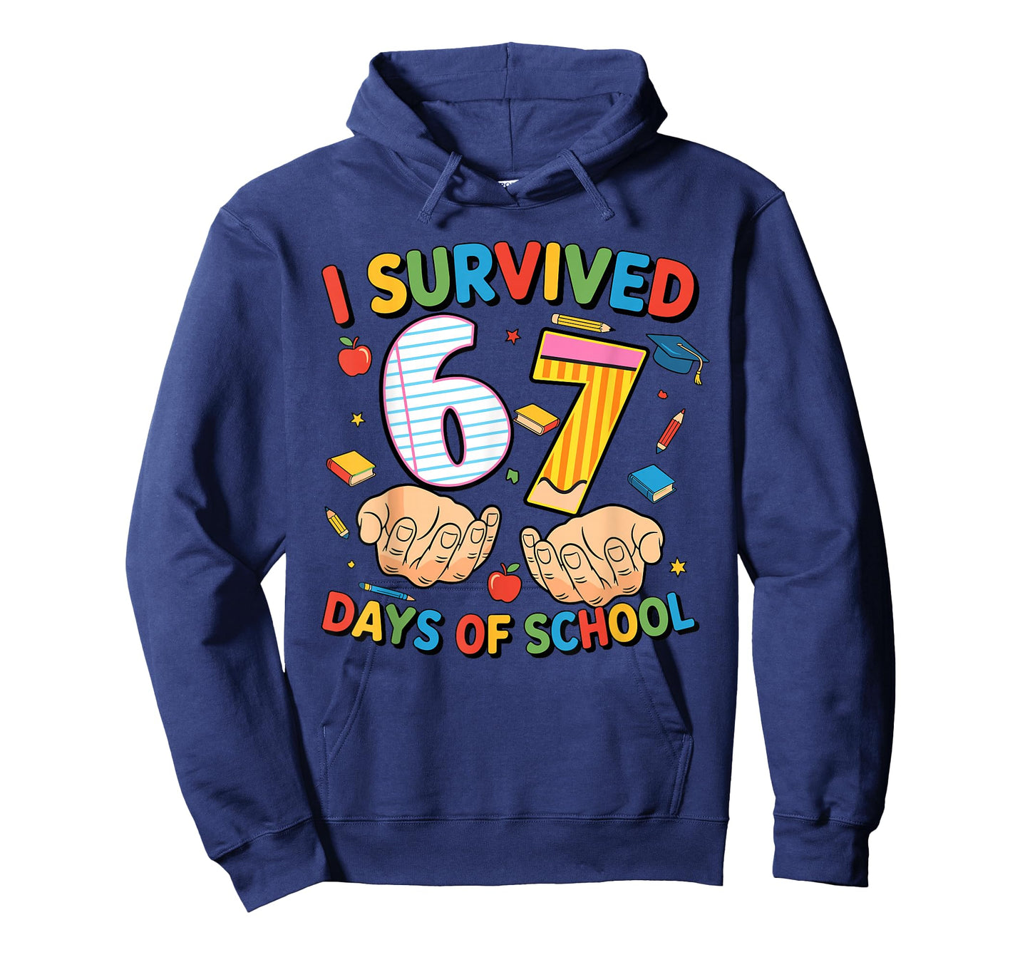 I Survived 67 Days of School Cool Teacher Design T-Shirt