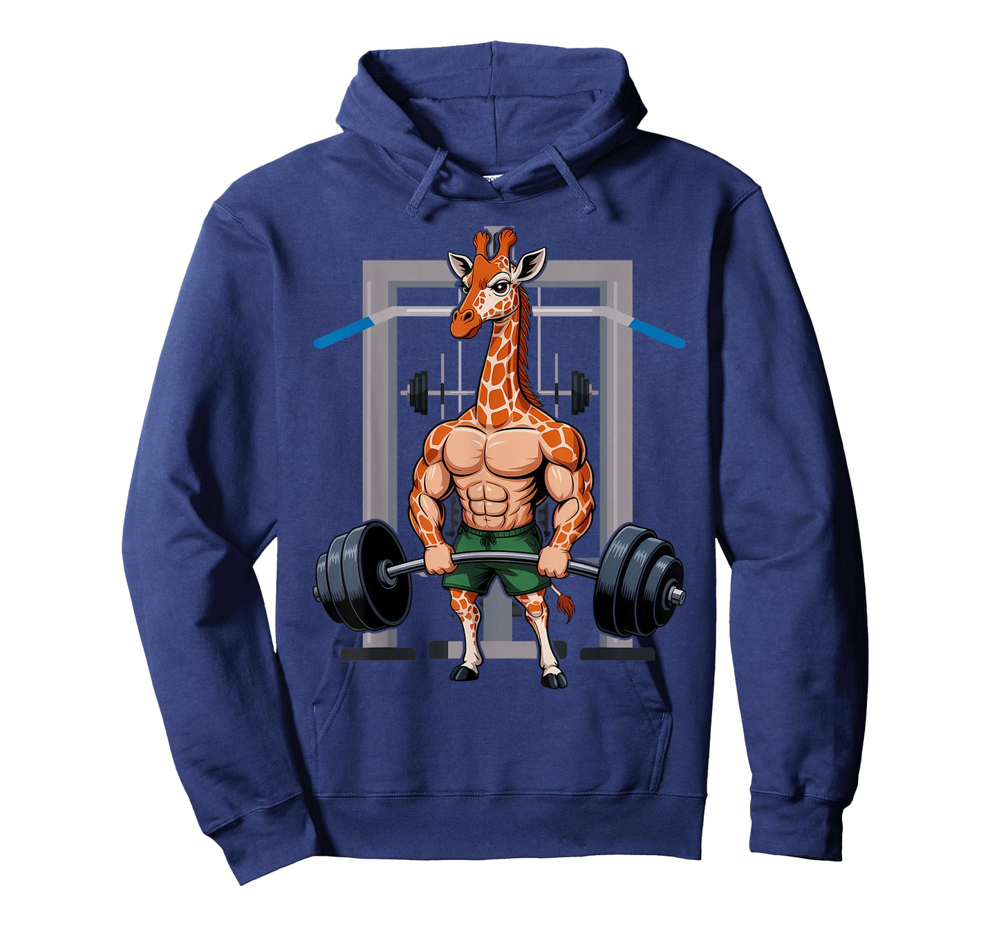 Funny Giraffe Gym Weightlifting Fitness Workout Deadlift T-Shirt