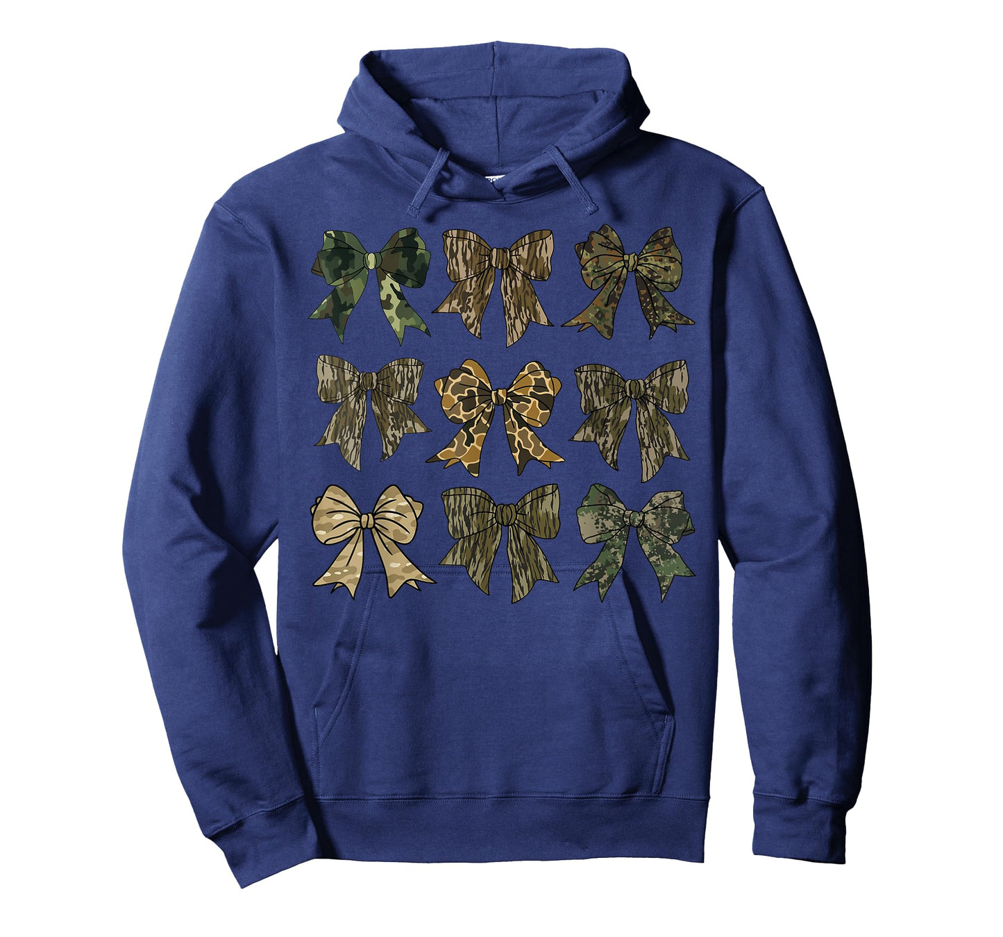 Camouflage Old Camo Bow Camo Coquette Bow Hunting Women Girl T-Shirt