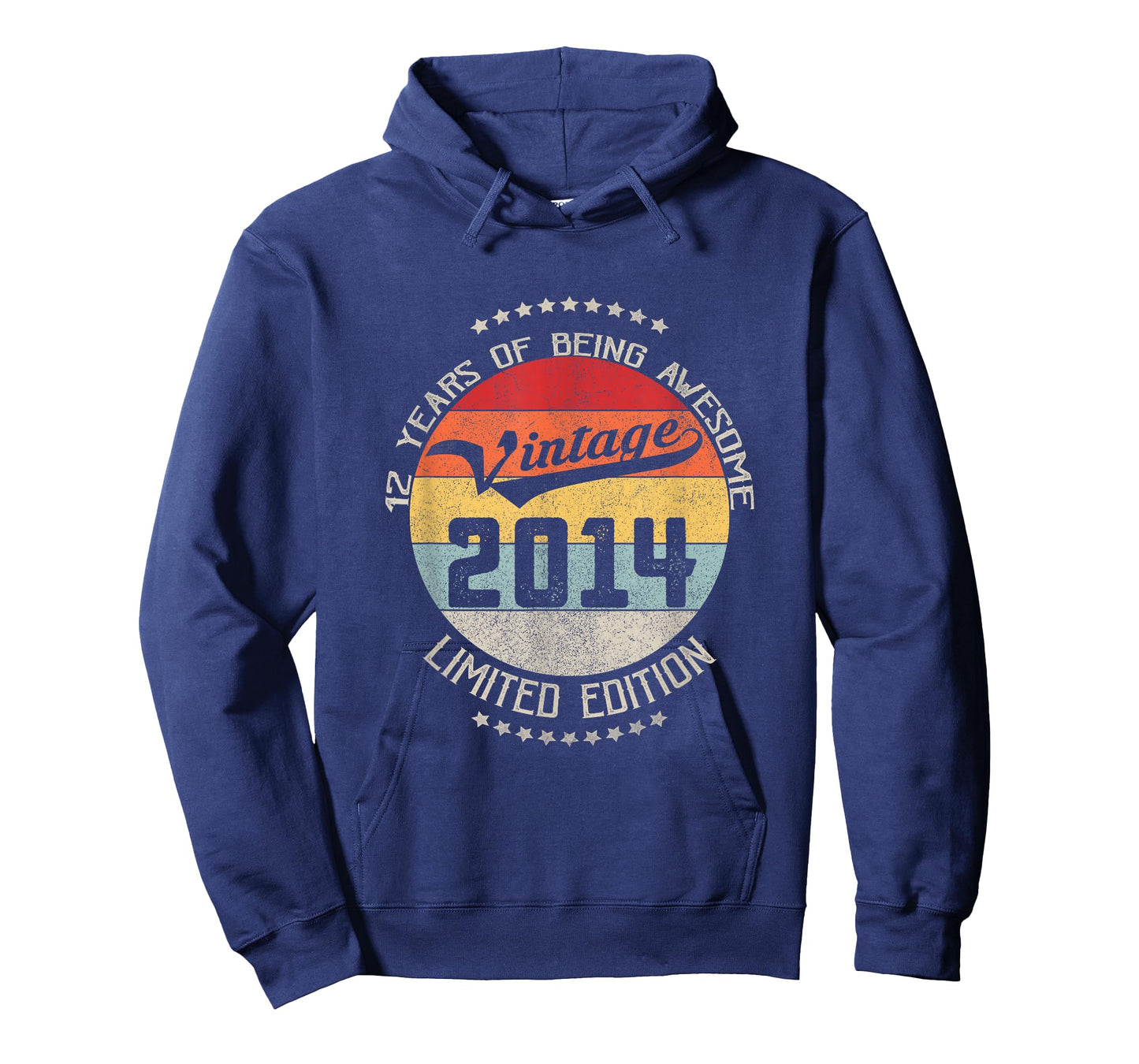 12th Birthday Gift Vintage Being Awesome 2014 12 Years Old T-Shirt