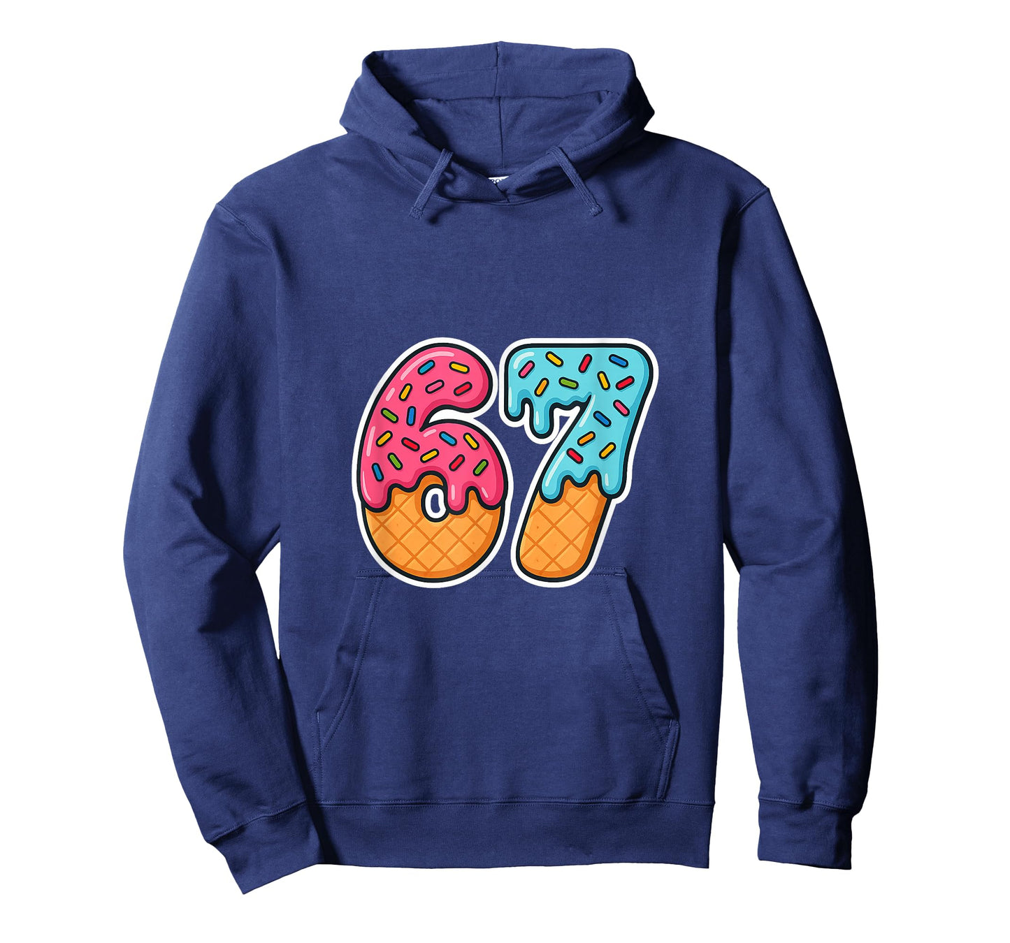 67 Ice Cream Meme Drip Six Seven Slang Gen Alpha T-Shirt T-Shirt