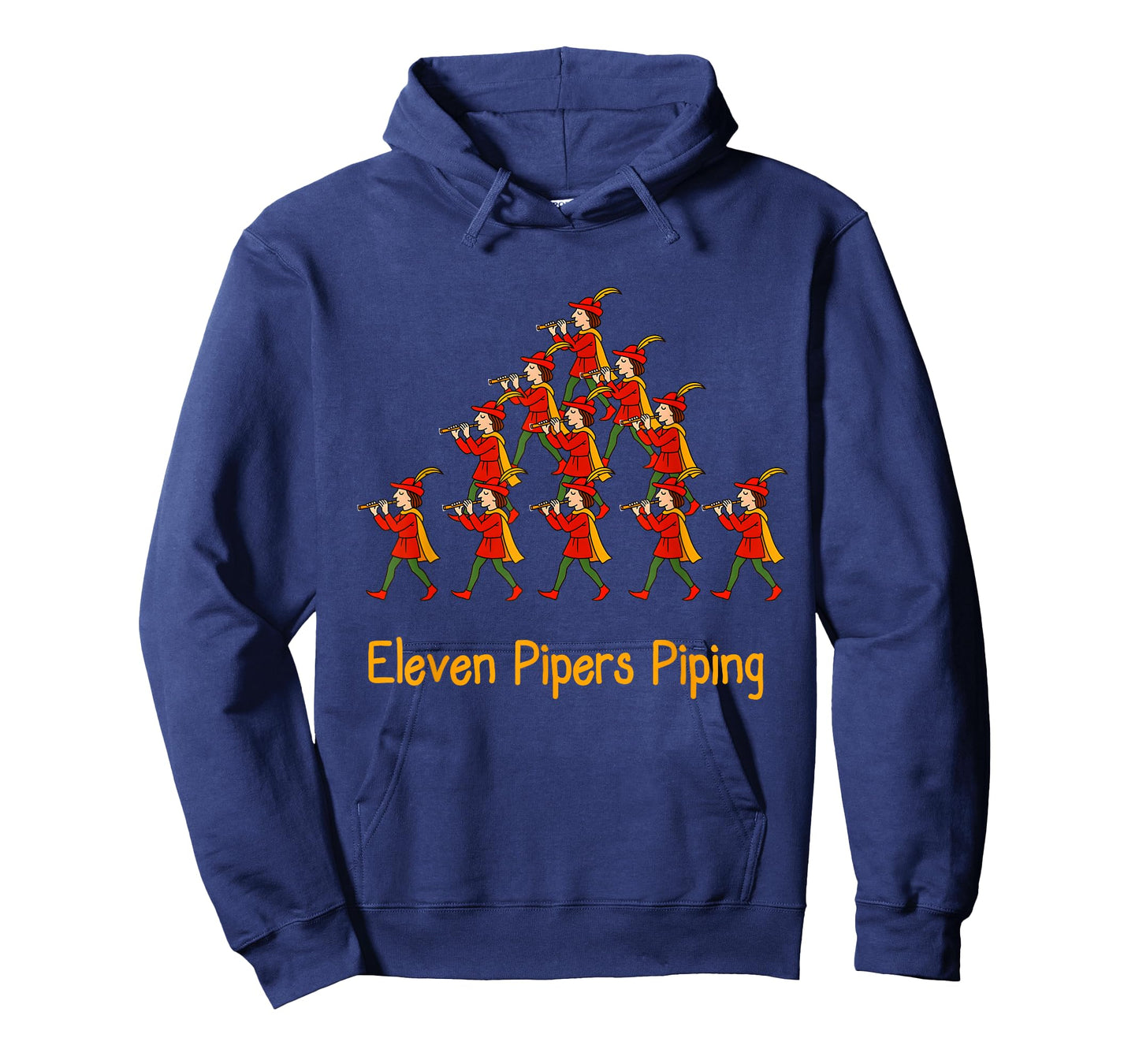 Eleven Pipers Piping Twelve Days of Christmas T-Shirt