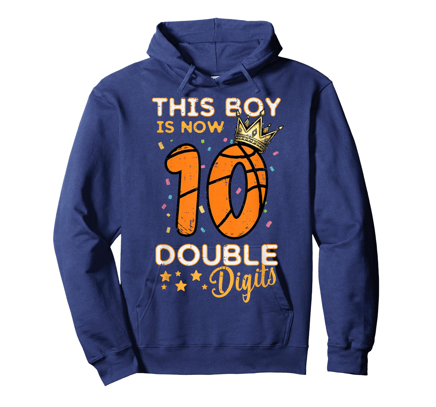 This Boy Now 10 Double Digits Crown 10th Birthday Boys Kids T-Shirt