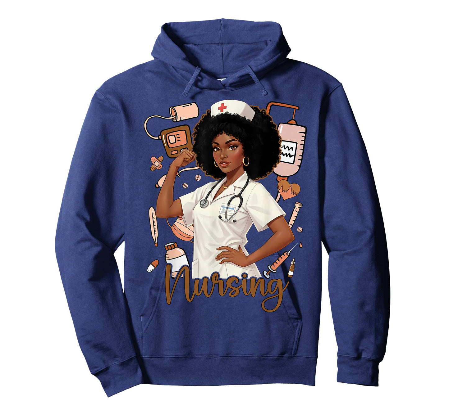 I Am The Storm Black History Nurse Melanin PICU MBU ER Women T-Shirt