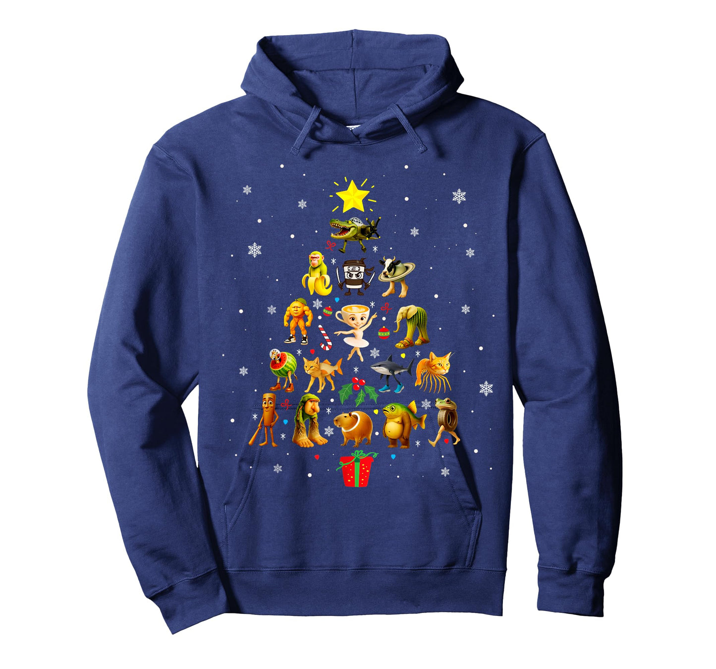 Italian Brainrot Meme Christmas Tree Brain Rot Xmas Holiday T-Shirt