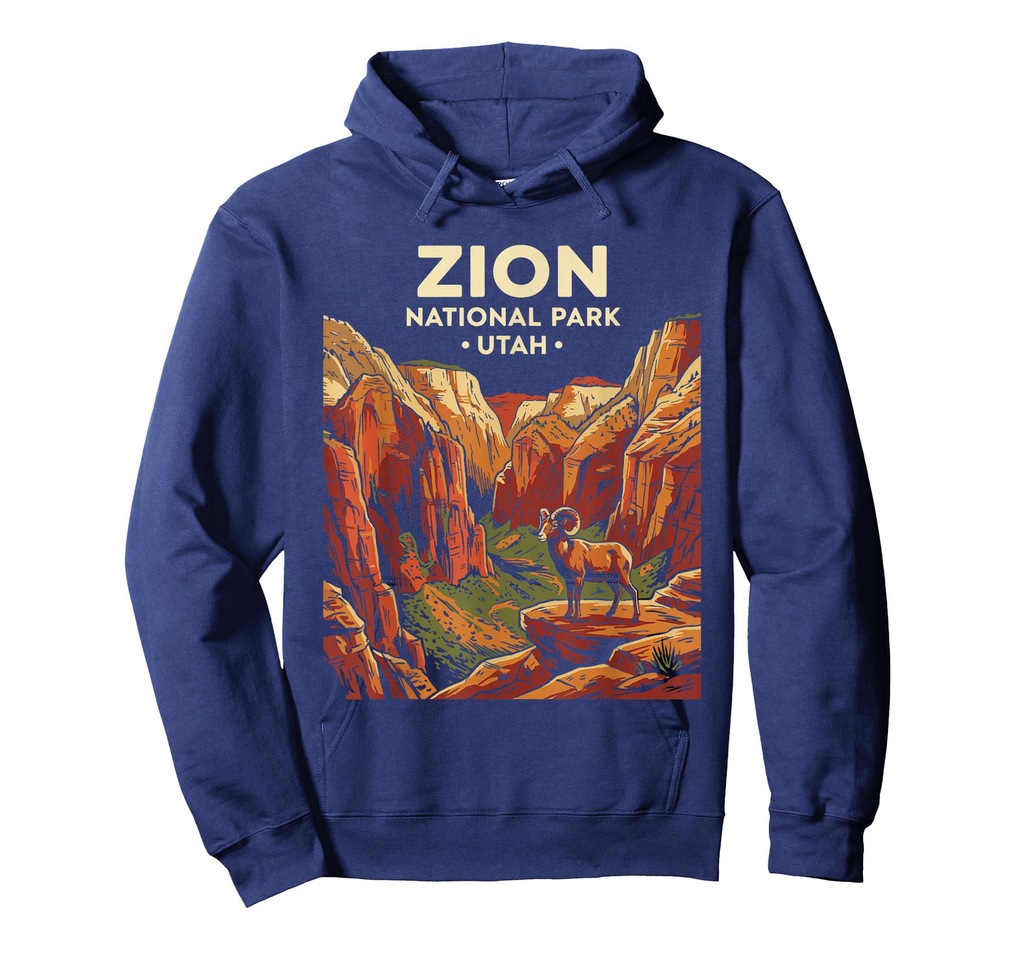 Zion National Park Utah Retro Vintage Nature Graphic T-Shirt