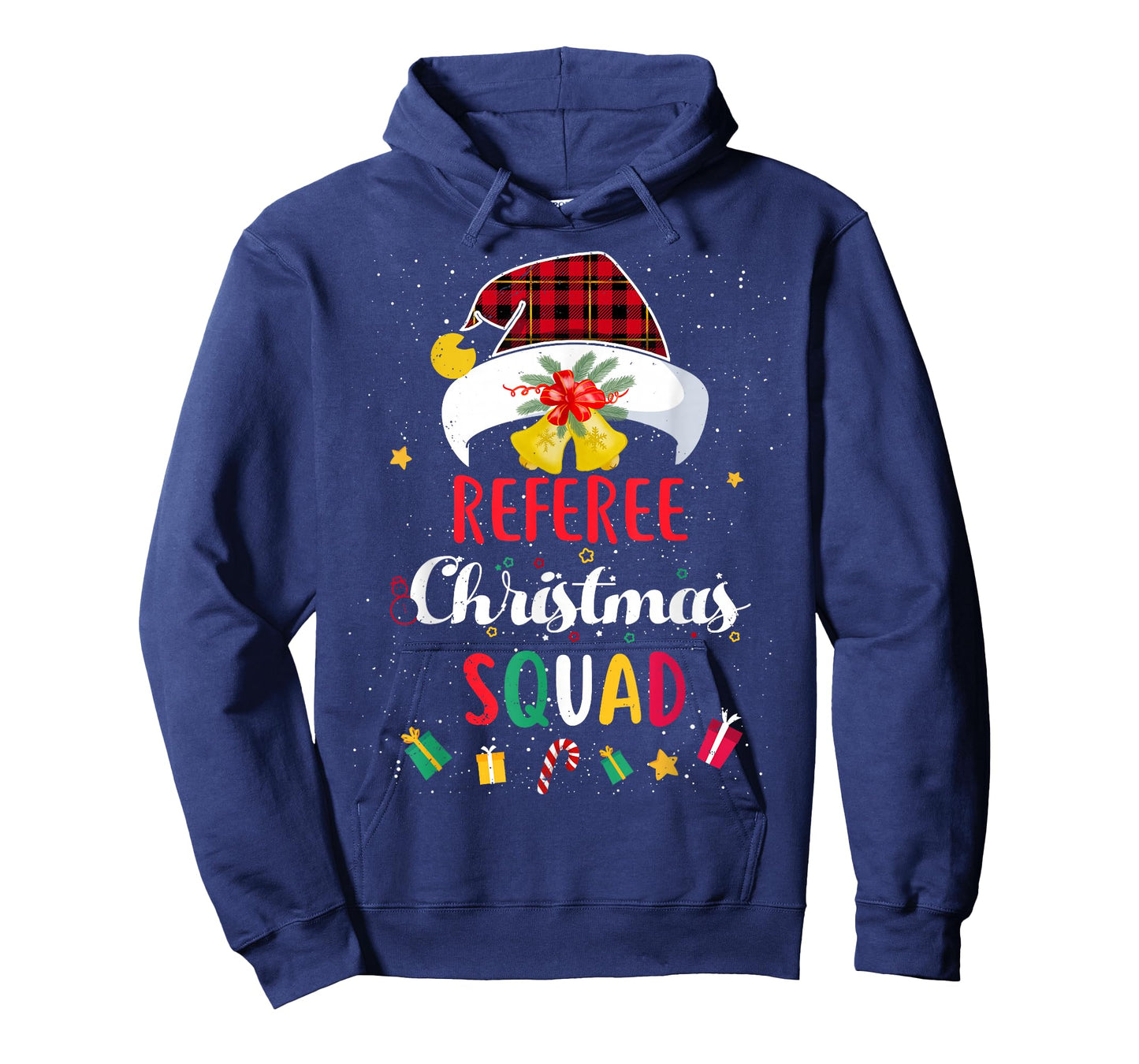 Referee Christmas Squad Santa Hat Umpire Match T-Shirt