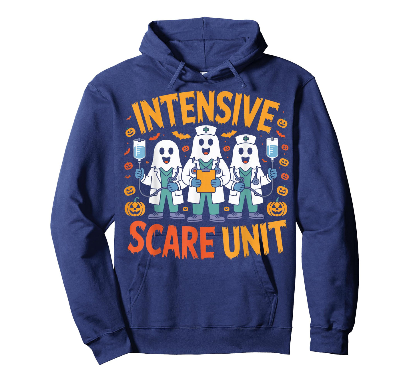 Intensive Scare Unit Halloween Nurse Theme T-Shirt