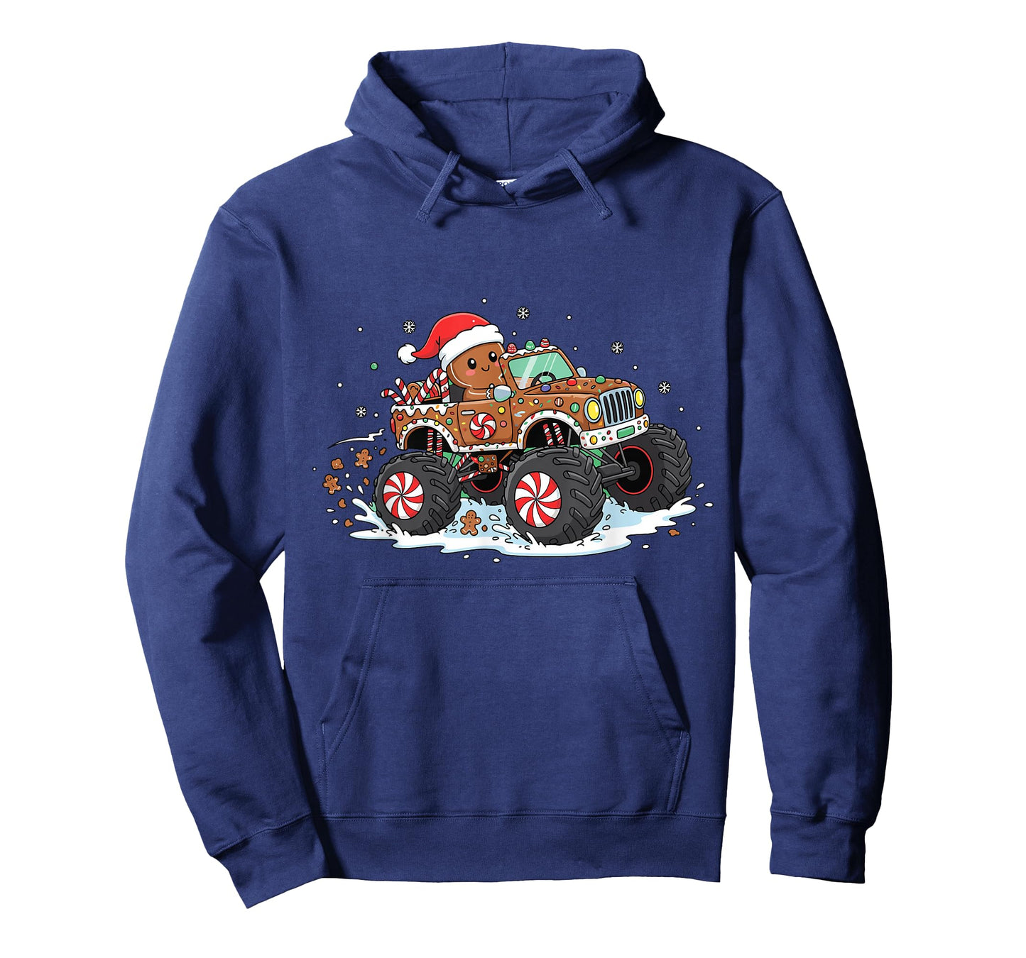 MonsterTruck Gingerbread Kids Funny Christmas Baking Cookies T-Shirt