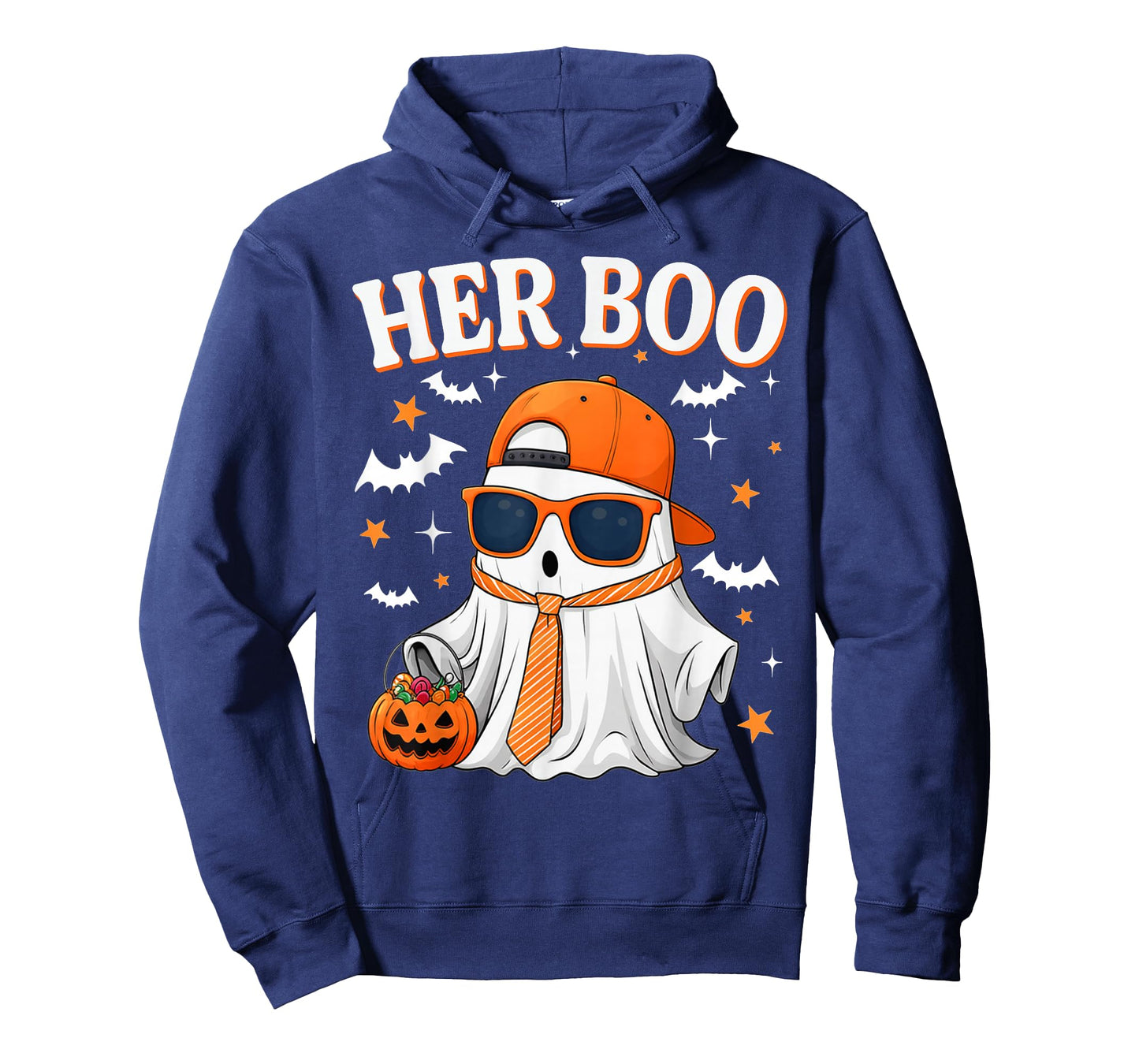 Her Boo & His Boo Funny Matching Halloween Couples T-Shirt