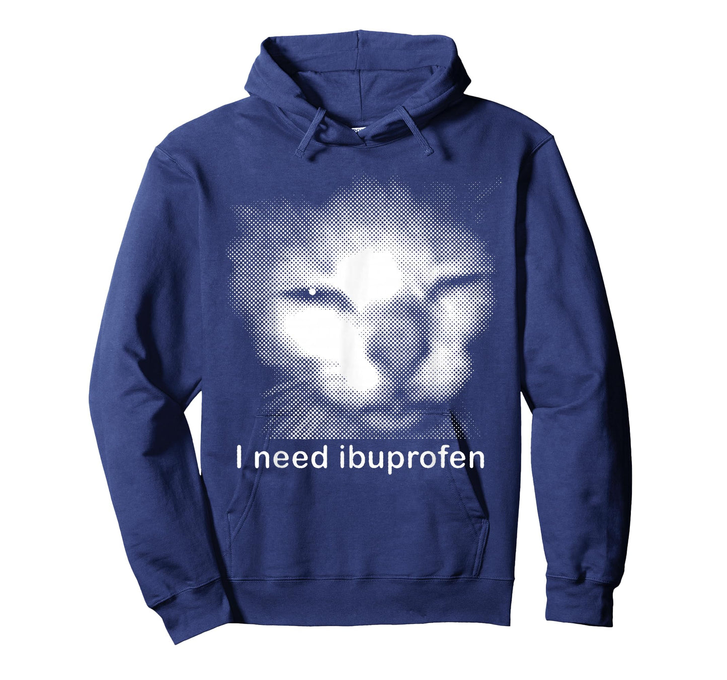 I Need Ibuprofen Cat Meme Funny Silly Cat Ironic Weird T-Shirt