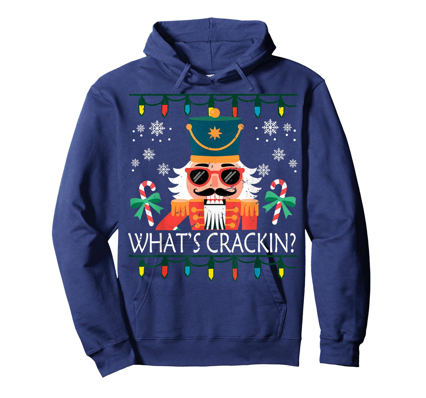 Whats Crackin Nutcracker Christmas Funny Xmas Men Women Kids T-Shirt