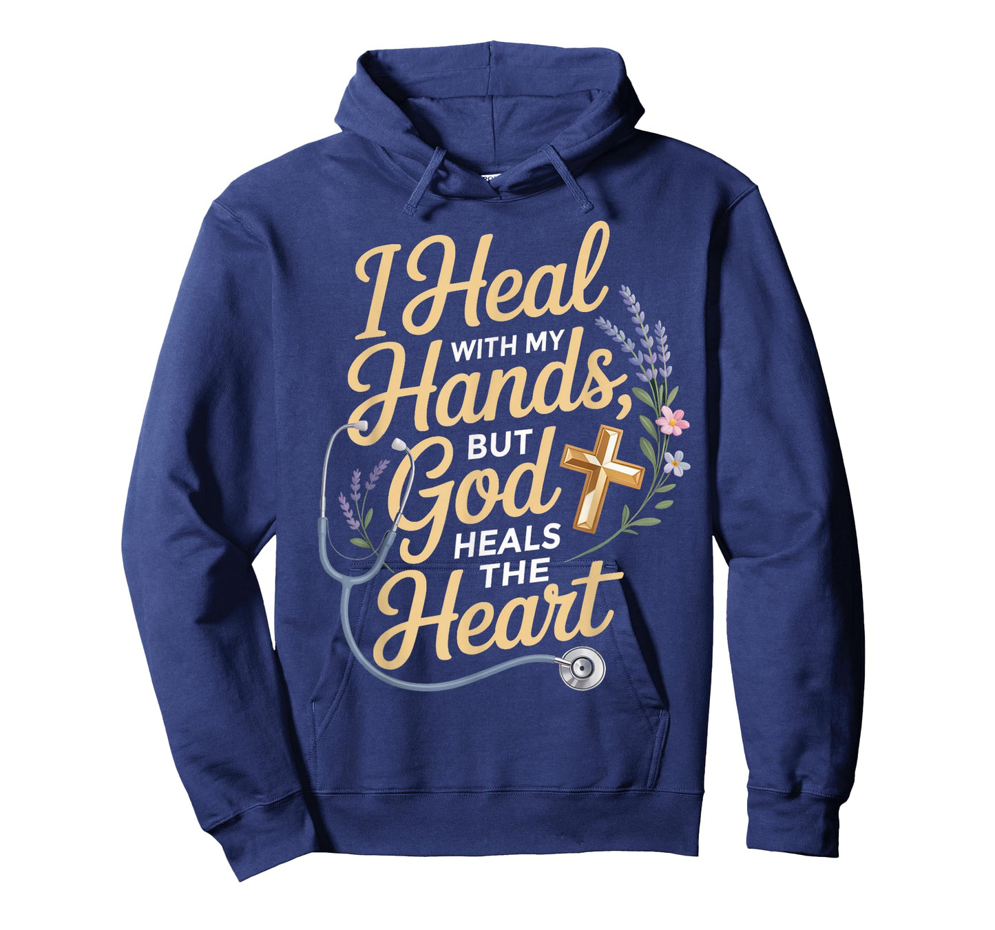 Heal with My Hands Jesus Faith God CNA Christian Nurse T-Shirt