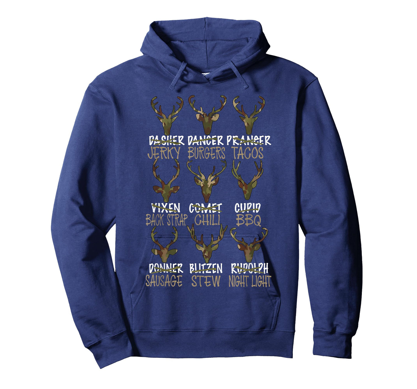Funny Deer Hunters Christmas Camo Hunting Season T-Shirt