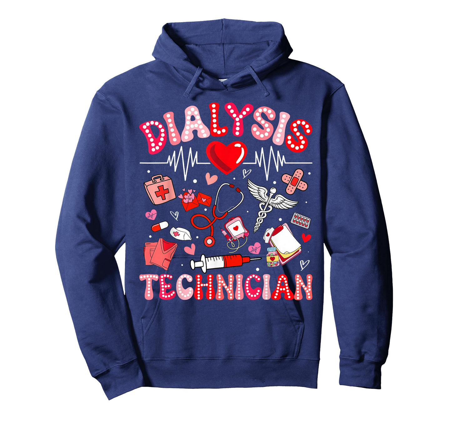 Dialysis Technician Valentine Heart Nurse RN CNA Women T-Shirt