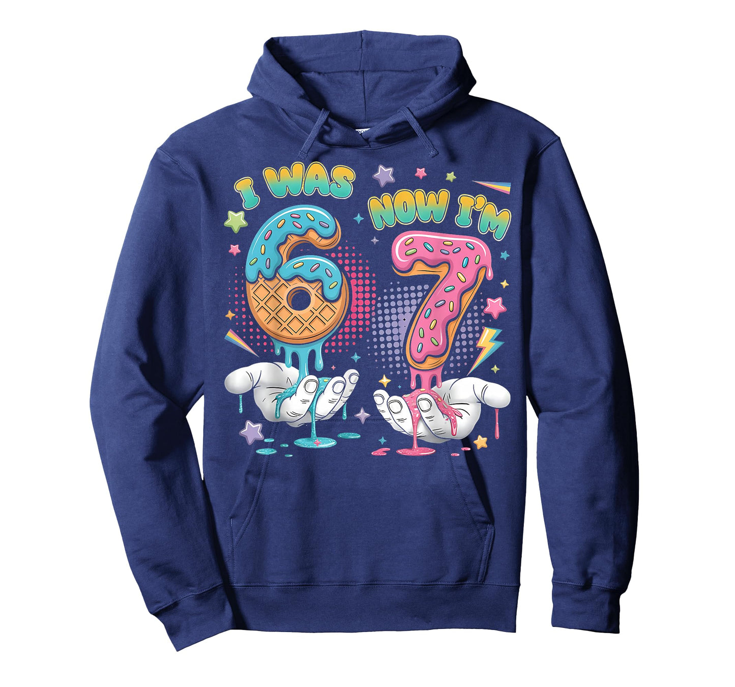 7 Year Old Birthday Funny I was 6 Now I'm 7 Boy Girl Kid T-Shirt
