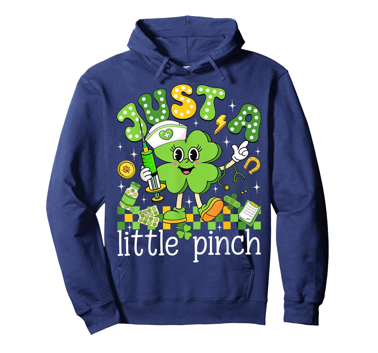 Just A Little Pinch Shamrock Nurse St Patricks Day Women T-Shirt