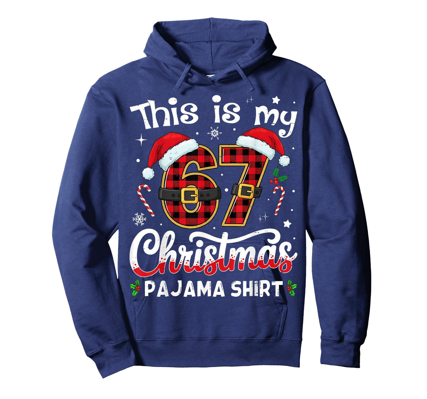 This is My 67 Christmas Pajama 67 Meme Gen Alpha Boys Girls T-Shirt