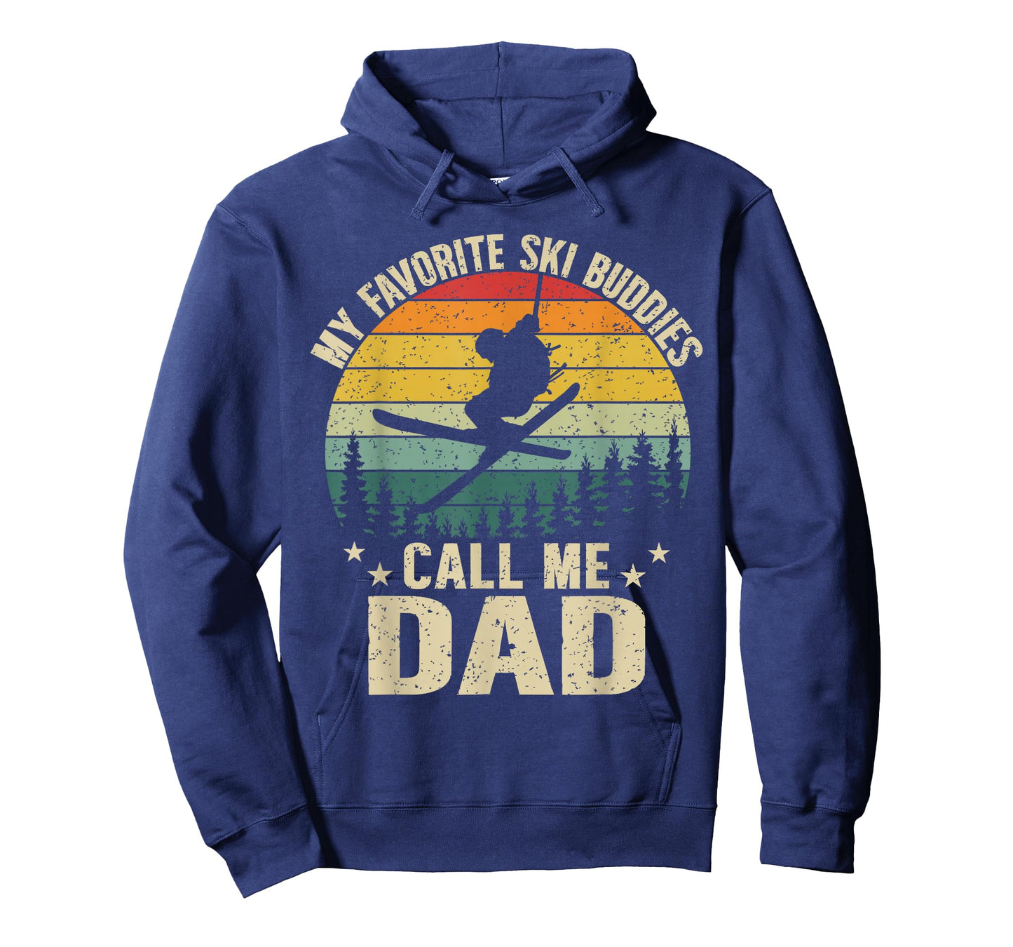 My Favorite Ski Buddies Call Me Dad Funny Skiing Fathers Day T-Shirt