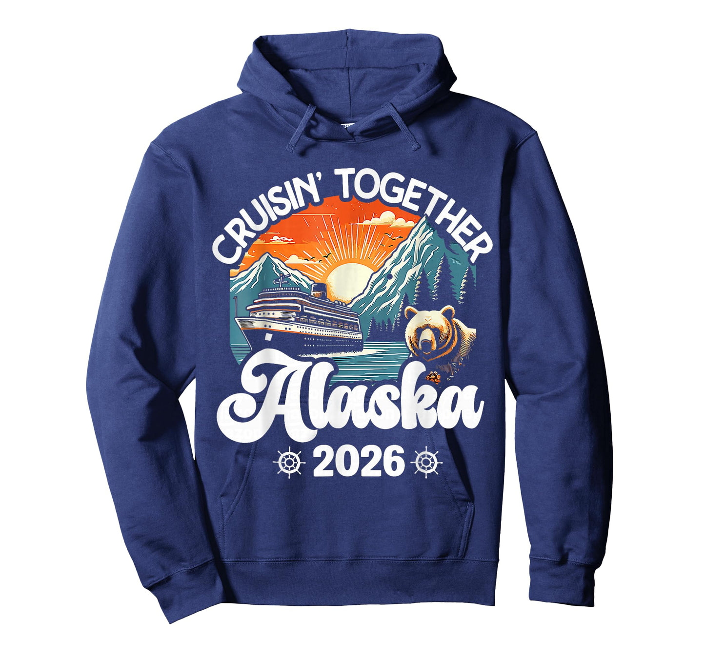 Cruisin Together Matching Family Friends Alaska Cruise 2026 T-Shirt