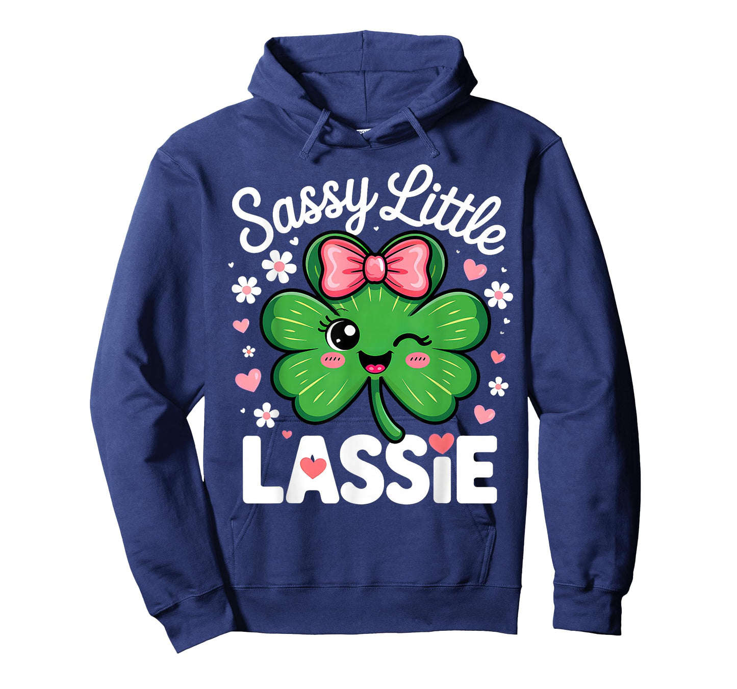 St Patricks Day Sassy Little Lassie Kids Girls Paddy's Day T-Shirt
