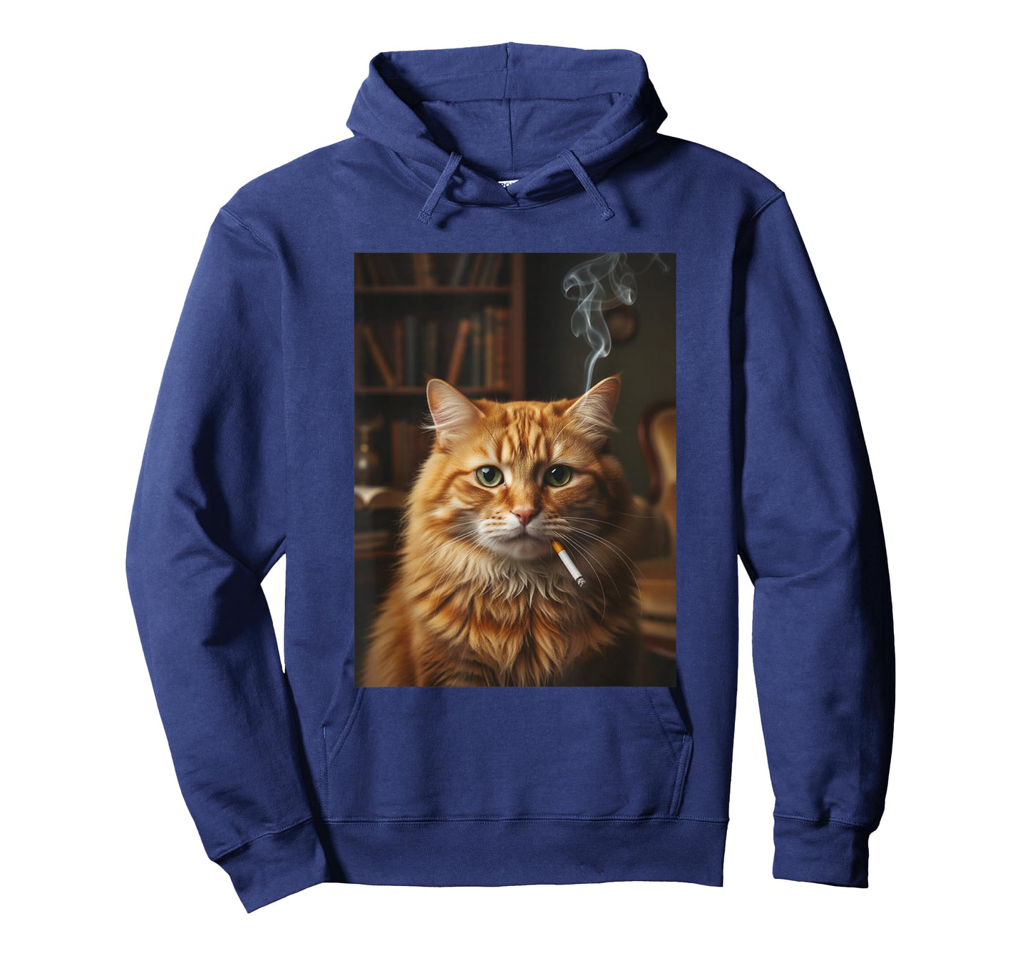 Cool Retro Cat Smoking Cigar Classy Cat Gangster Kitty Meme T-Shirt