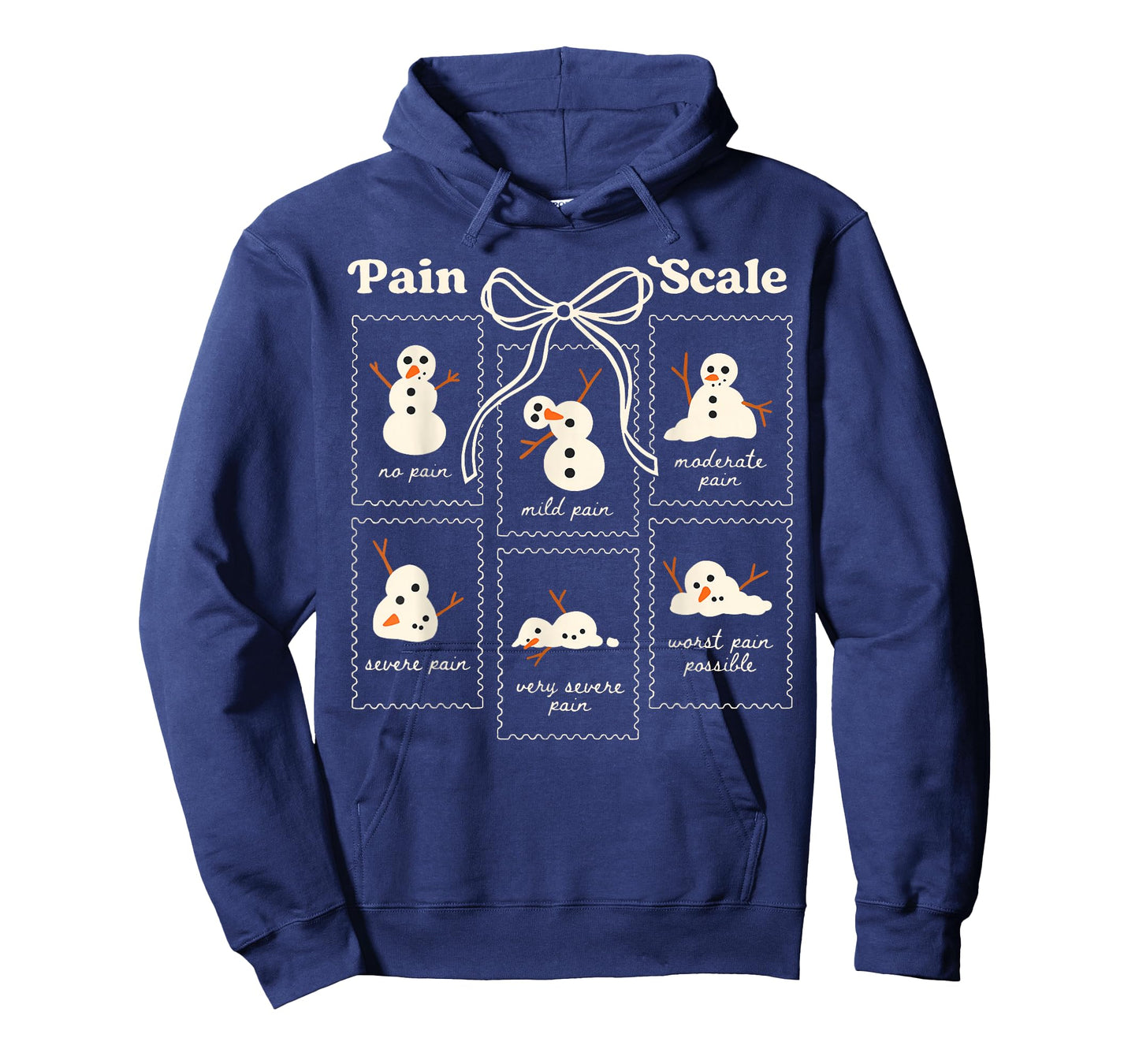 Pain Scale Snowman Funny Nurse Christmas ICU Nurse Coquette T-Shirt