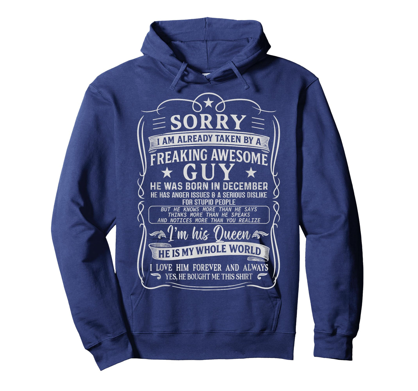 I Am Already Taken by Freaking Awesome Guy Born in December T-Shirt