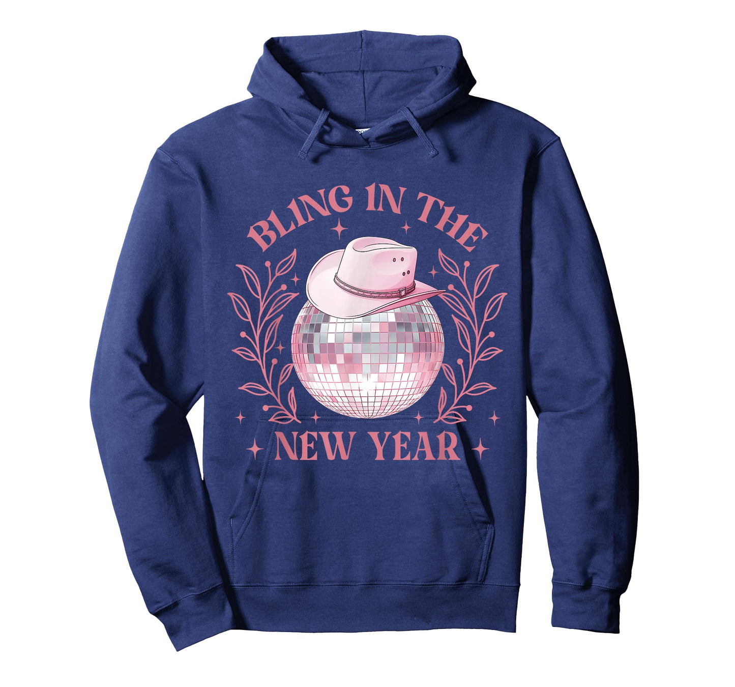 Bling-in-The-New-Year Western New Year 2026 Disco Ball Women T-Shirt